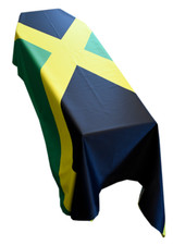 Jamaica Coffin Drape Flag - Premium Quality and Made in the UK