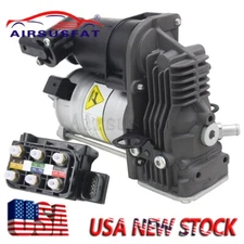 For Mercedes W221 C216 S550 Suspension Air Compressor Pump & Valve Block Unit US