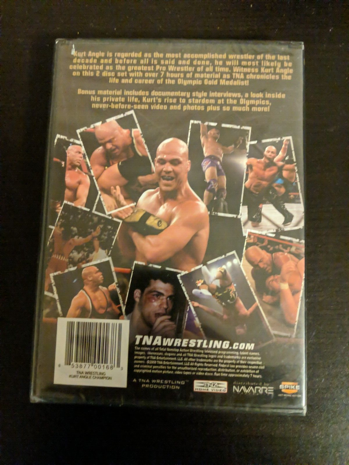 TNA Kurt Angle Champion (DVD, 2008, 2Disc Set) SEALED WWE *BUY 2 GET 1 FREE* 853877001683 eBay
