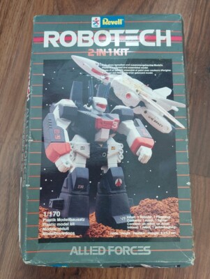 Revell ROBOTECH Ground Attackers Maßstab 1:170 2 in 1 Bausatz gebraucht teilgebaut 34