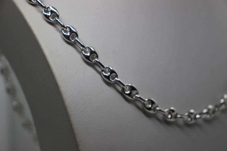 COLLANA ARGENTO UOMO MAGLIA MARINARA RODIATA CM 50 GR. 20 EXPLOIT - Immagine 3 di 4