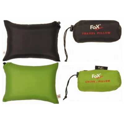 Fox Outdoor Reisekissen aufblasbar Gr. 40 x 30 cm aufblasbar Nackenkissen Kissen
