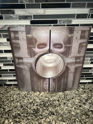 Emerson Lake Palmer Brain Salad Surgery Vinyl Record w/ Poster Atlantic SD19124