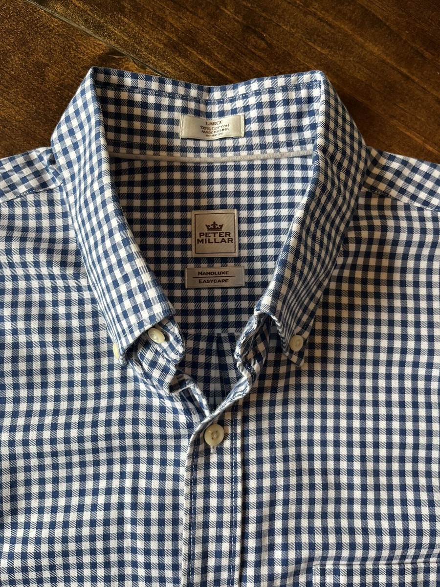 peter millar men's dress shirts Peter Millar Boeing Mens Conway Sport Button-Up Shirt