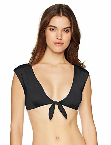 trina turk cap sleeve bikini top