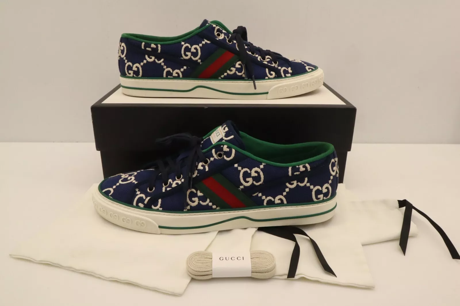 Baskets Gucci Tennis 1977 « Bleu encre » taille 12 #10