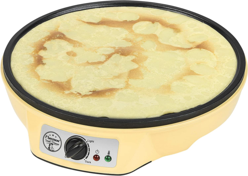 Bestron Crêpes Maker in retro design, for crepes with Ø 30 cm, incl. dough distributions - Picture 1 of 7