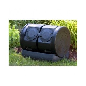 Compost Tumbler Barrel Organic Garden Composter Yard Waste 