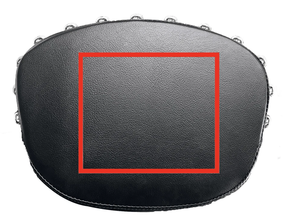 Kit conjunto de almofadas encosto motorista motociclista Honda VTX 1300 VTX 1800 N/C - Imagem 4 de 4