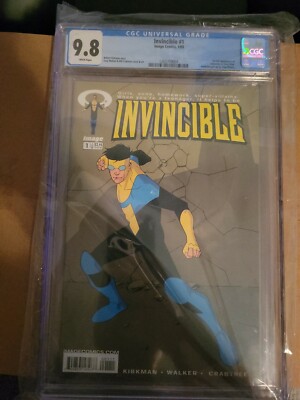 INVINCIBLE 1 CGC 9.8 - 1ST APPEARANCE INVINCIBLE & OMNI-MAN