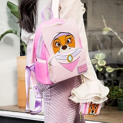 Loungefly Disney Robin Hood Maid Marian Figural Pink Purple Mini Backpack Loungefly Disney Robin Hood Maid Marion Figural Pink Mini  main image 2