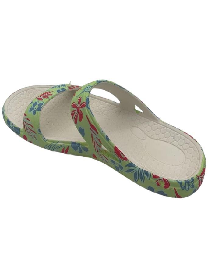 Spenco Sandalo Donna Fusion Slim Slide – Confezione Da 2 Paia, Agrodolce/Blu Marino, Taglia 40.5 EU, Supporto Plantare