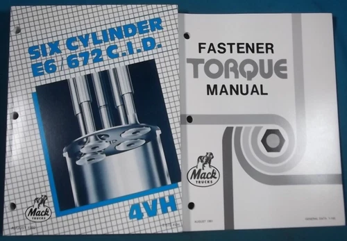 MACK E6 672 C.I.D 4VH ENGINE SERVICE SHOP REPAIR WORKSHOP OVERHAUL BOOK MANUAL