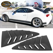 Fits 13-20 Scion FRS Subaru BRZ Toyota 86 Rear Side Quarter Window Louvers