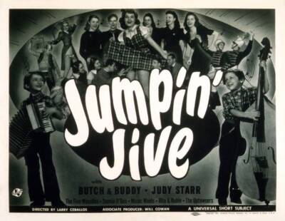 Jumpin' Jive Lobby Card Butch and Buddy Billy Lenhart Kennet - 1941 Movie Photo