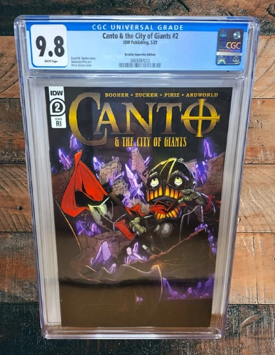 Canto & The City of Giants #2 RI Limited 1:10 Variant Cover 2021 RARE