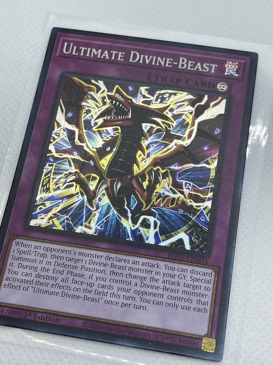 Ultimate Divine-Beast - EGS1-EN004 - Super Rare 1st Edition - YuGiOh | eBay