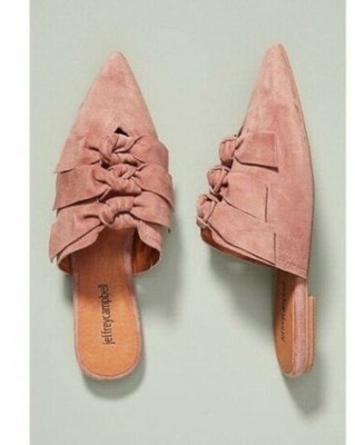 jeffrey campbell pink mules