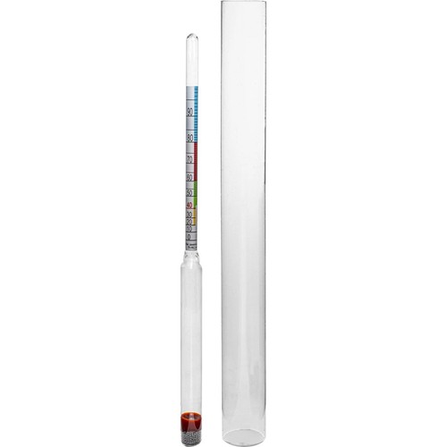 Alkoholmeter + Unzerbrechlichen Reagenzglas (bis 95%) Aräometer Spirtometer