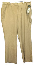 Lauren Ralph Lauren Womens Wide Leg Linen Pants Size 22W Classic Casual Preppy