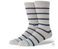 STANCE Casual - Multistripe Ribbed Crew - Crew Socks - Lg