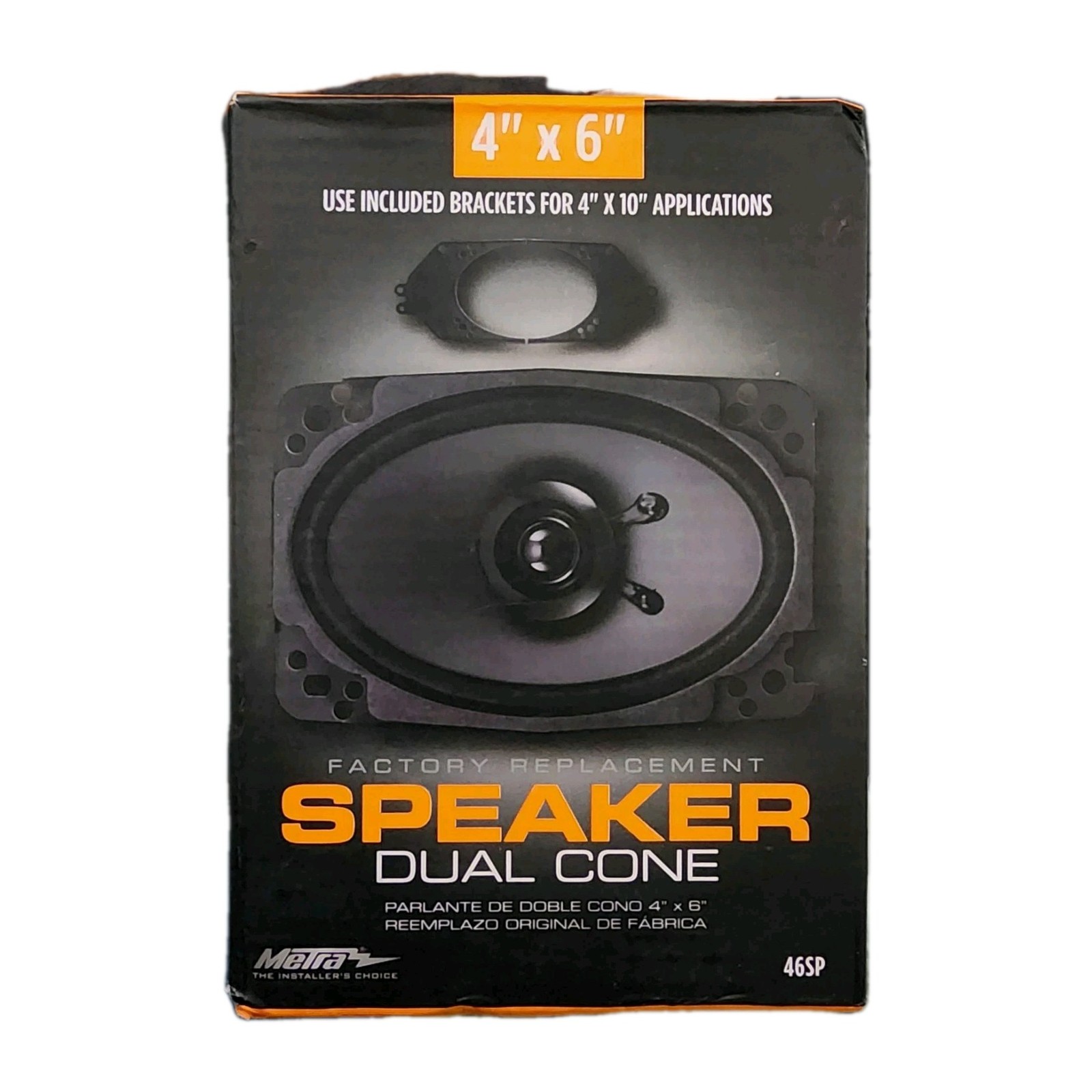 Metra Factory Replacement 4"x 6" Dual Cone Speaker 75watts NEW IN BOX