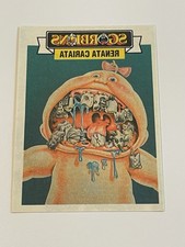 Sgorbions Holidays Transfer Toothie Ruthie / Dental Flossie Garbage Pail Kids