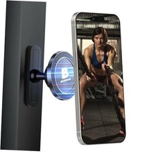 Magnetic Phone Holder for Gym with Dual-Sided N52 Super Magnets, Magnet mount