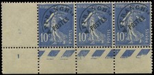 Timbres France préo 52b 10ct semeuse surelevé