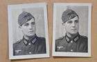WEHRMACHT ARMY SOLDIERS IDENTICAL PORTRAITS WW2 WWII German Military Photo