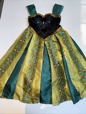 Vestido Disfraz Persiguiendo Luciérnagas Niñas Disney Frozen Anna Coronación 7-8