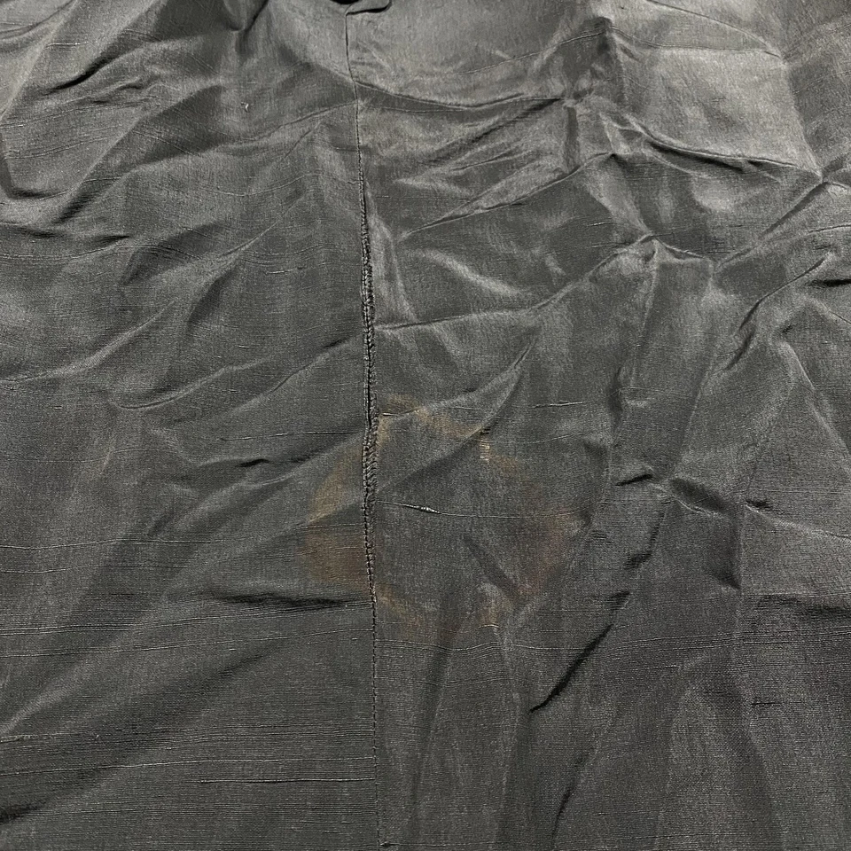 Vintage Leslie Fay Dress Womens S Navy Polka Dot Collar Pockets 50s 60s - Image 4 of 4