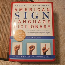 American Sign Language Dictionary-Flexi by Martin L. Sternberg 1998, Trade...