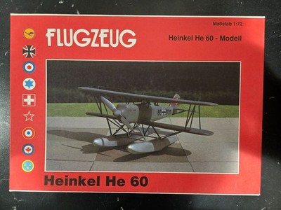 1/72 German Heinkel He 60 Floatplane- Flugzeug 1007