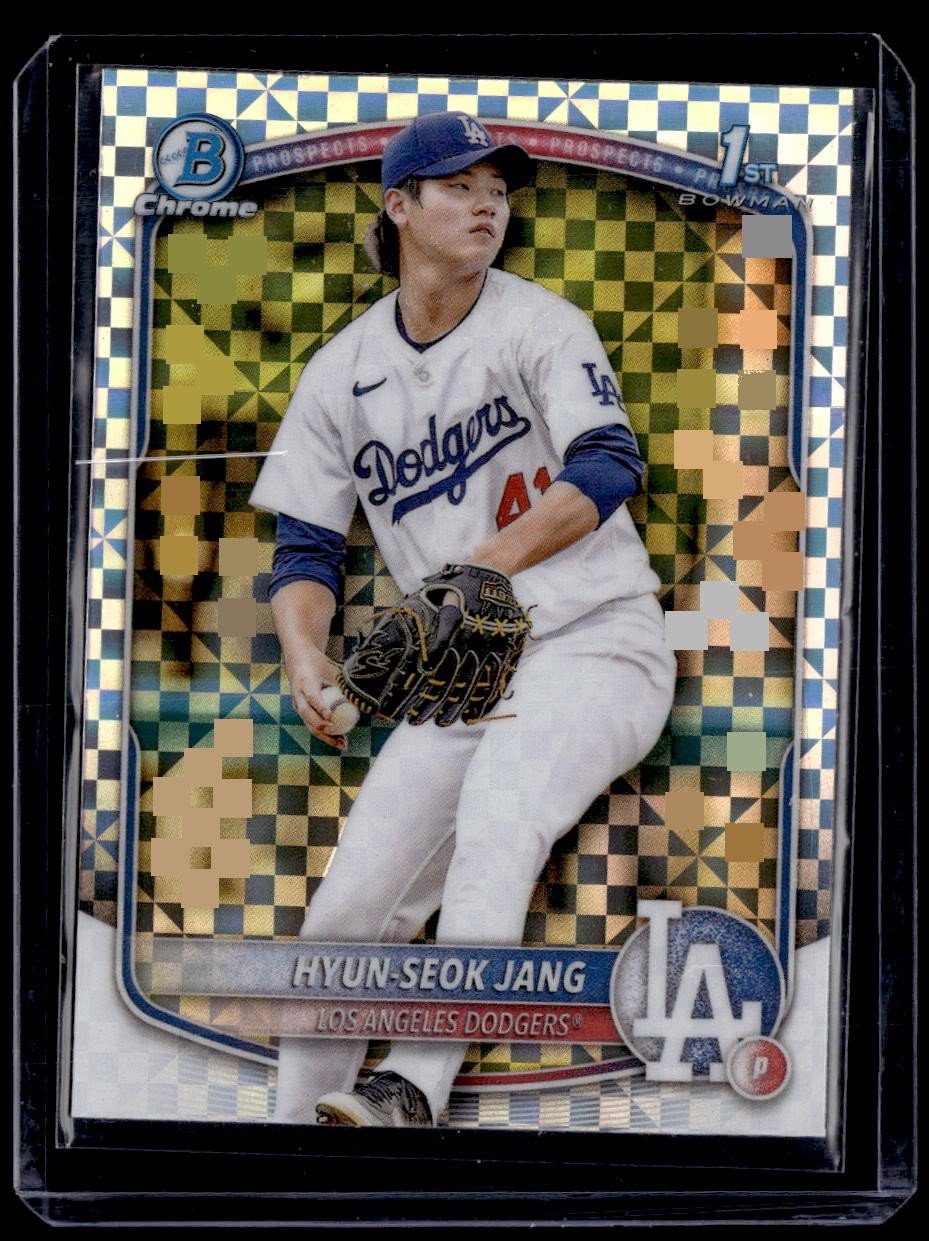 2025 Bowman #BCP-51 Hyun-Seok Jang Chrome Prospects X-Fractor