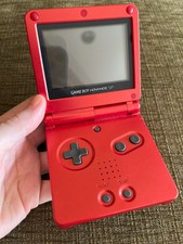 Nintendo Game Boy Advance SP AGS-001 Flame Red