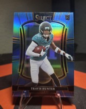 2025 Panini Select - Premier Level Travis Hunter #128 Light Blue Prizm /99 (RC)