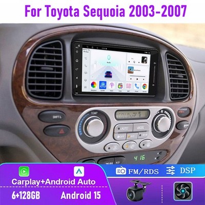 7'' 6+128GB For Toyota Sequoia 2003-2007 Car Radio Wireless Carplay Head Unit GPS