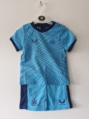 Newcastle United Baby Third Kit 2023/24 Castore Fußball Kleinkind Set 9-12 Monate