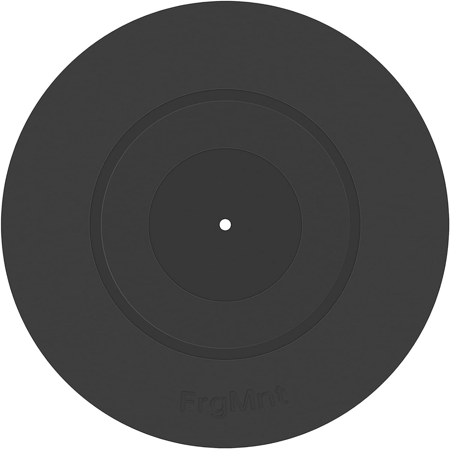 12-Inch Black Silicone Turntable Platter Mat for Universal Record Players-image