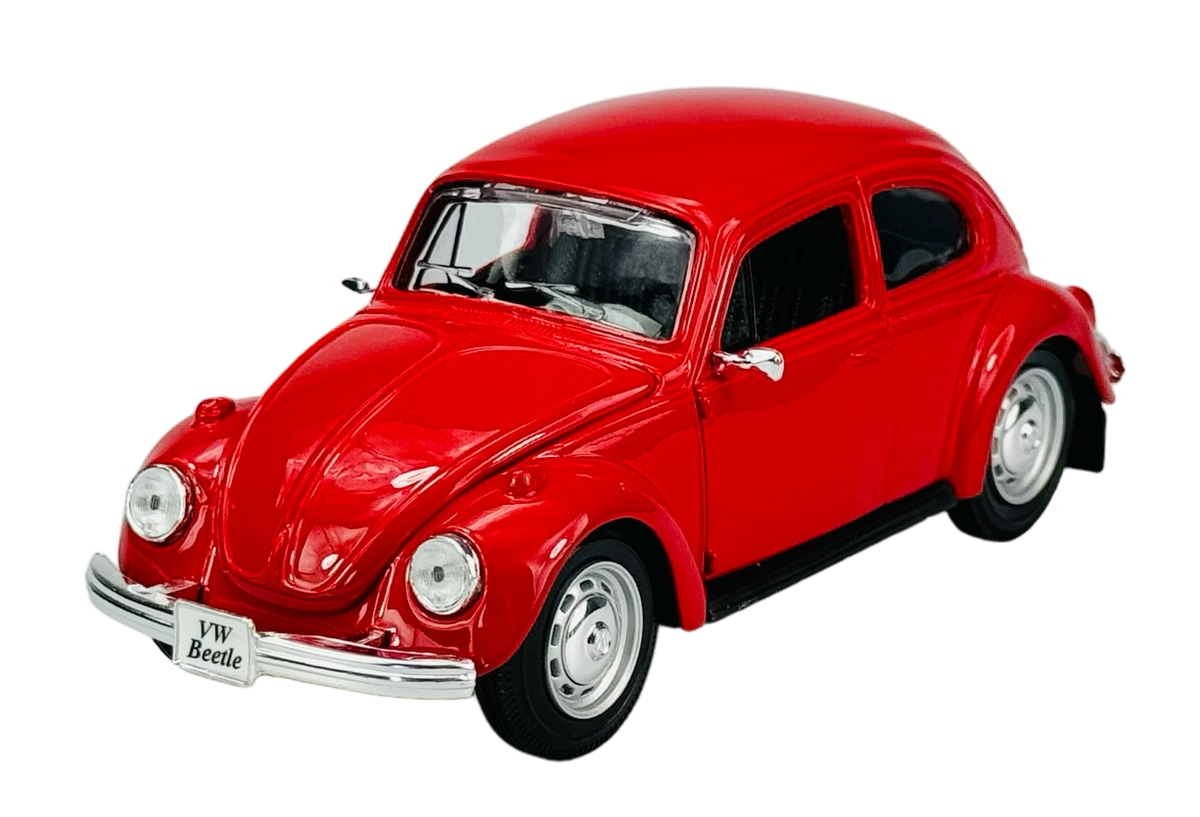 Volkswagen The Beetle コレクターズモデル レッド Vintage VW Beetle Volkswagen Red Diecast Metal 1:72 Classic