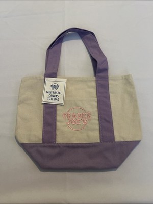 Trader Joe s Pastel Purple Mini Tote Bag