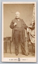 CDV 1870 Amédée Burat Géologue (houilles, mines, minéralogie) Photo Ancienne