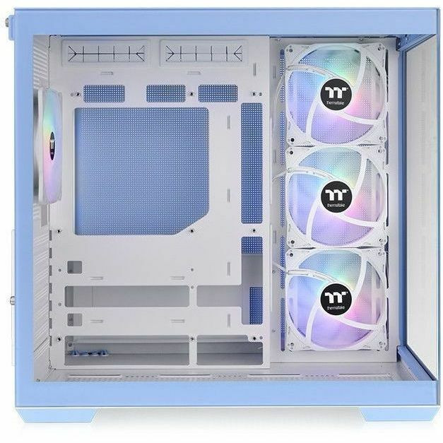Корпус средней башни Thermaltake View 380 ТГ ARGB Hydrangea Blue