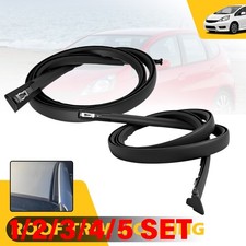 Left Right Roof Trim Molding Sealing Strip Black For Honda Fit 2009-14 1-5set