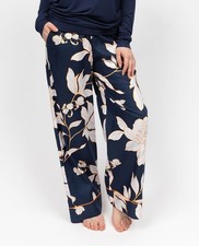 Cyberjammies Auburn Womens Floral Print Wide Leg Pyjama Bottoms