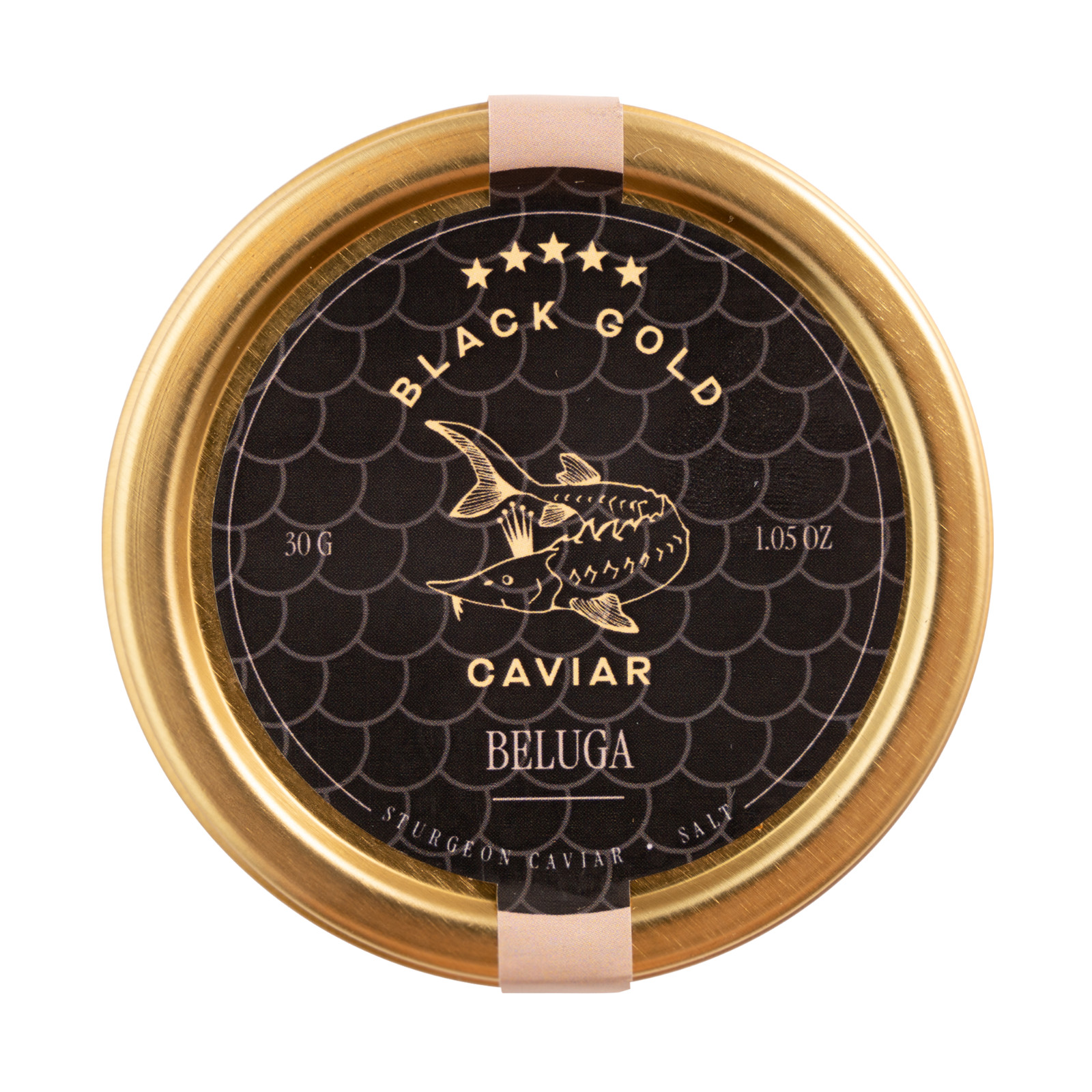 Beluga Black Caviar  - Sturgeon Сaviar with Balanсed Flavor - Gourmet Fish Roe