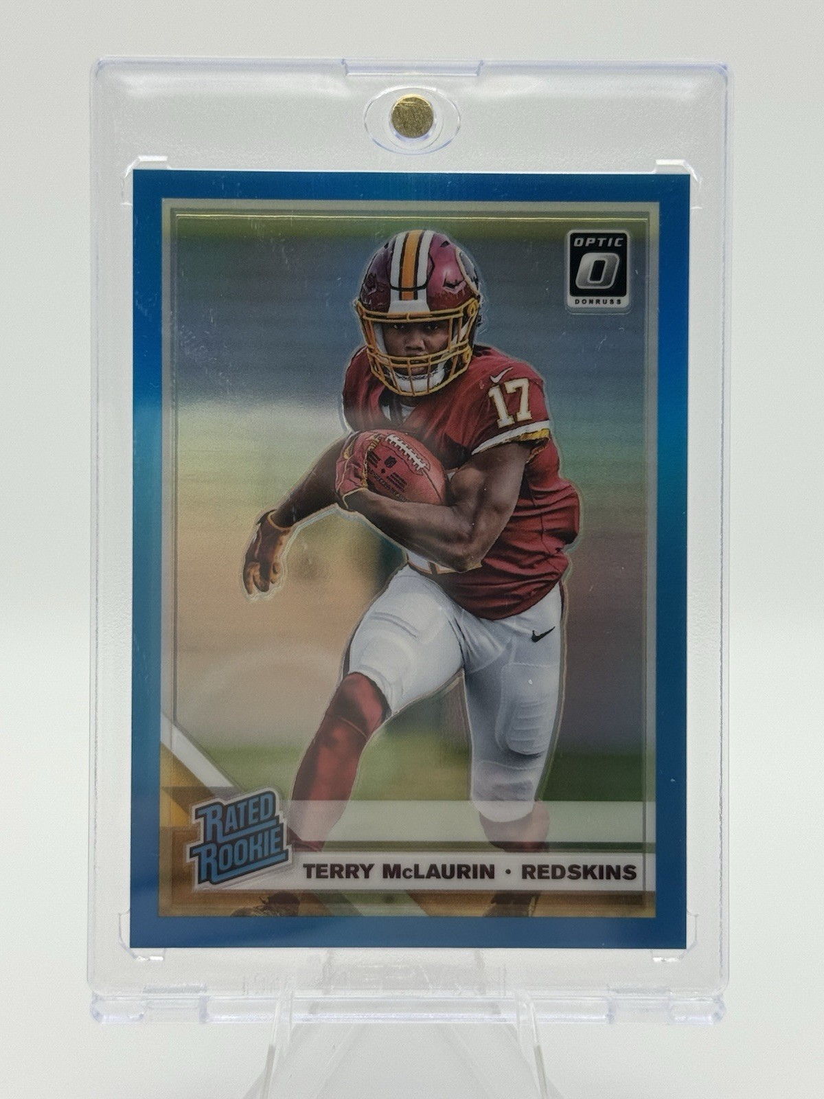 2019 Donruss Optic Terry Mclaurin Rookie Aqua Holo Refractor /299