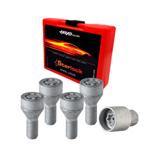 Radschloss Radschrauben Satz für Renault Austral ab 2022 Silber 4x M12X1.5