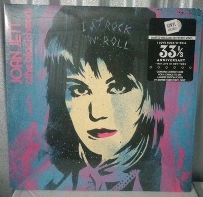 JOAN JETT - I LOVE ROCK N ROLL LP 33 1/3 ANNIV. 2LP - WHITE  New Sealed 